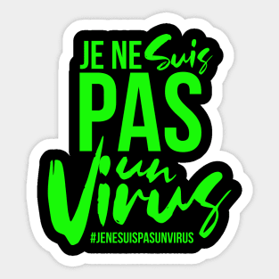 je ne suis pas un virus Sticker